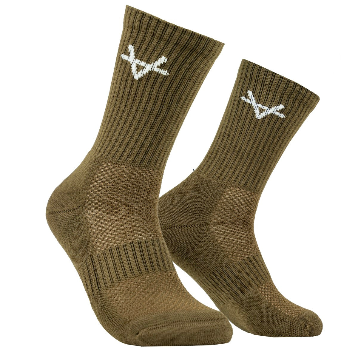 Oxen Chocolate Crew Socks