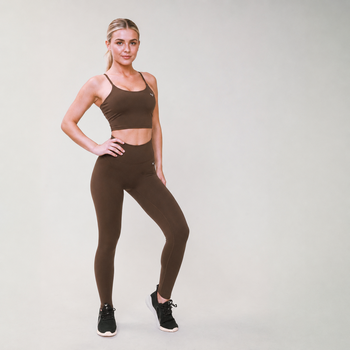 Oxen Womens Endure Sculpt Leggings Choc