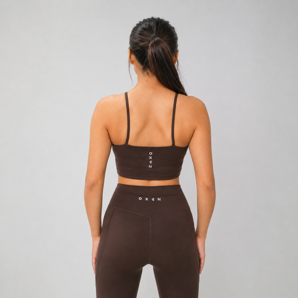 Oxen Womens Endure Sculpt Bra Top Choc