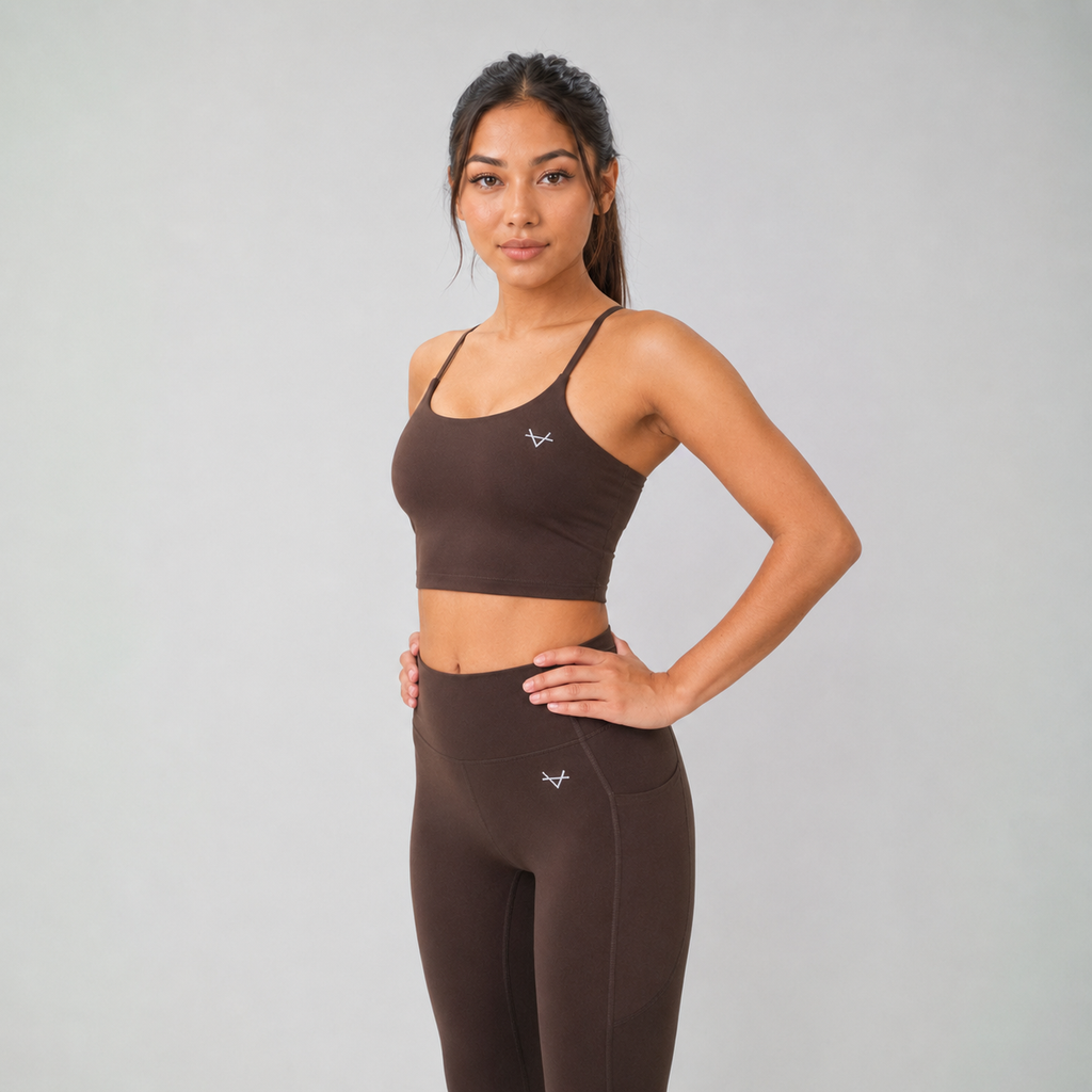 Oxen Womens Endure Sculpt Bra Top Choc