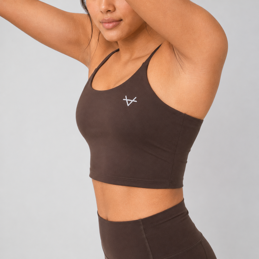 Oxen Womens Endure Sculpt Bra Top Choc