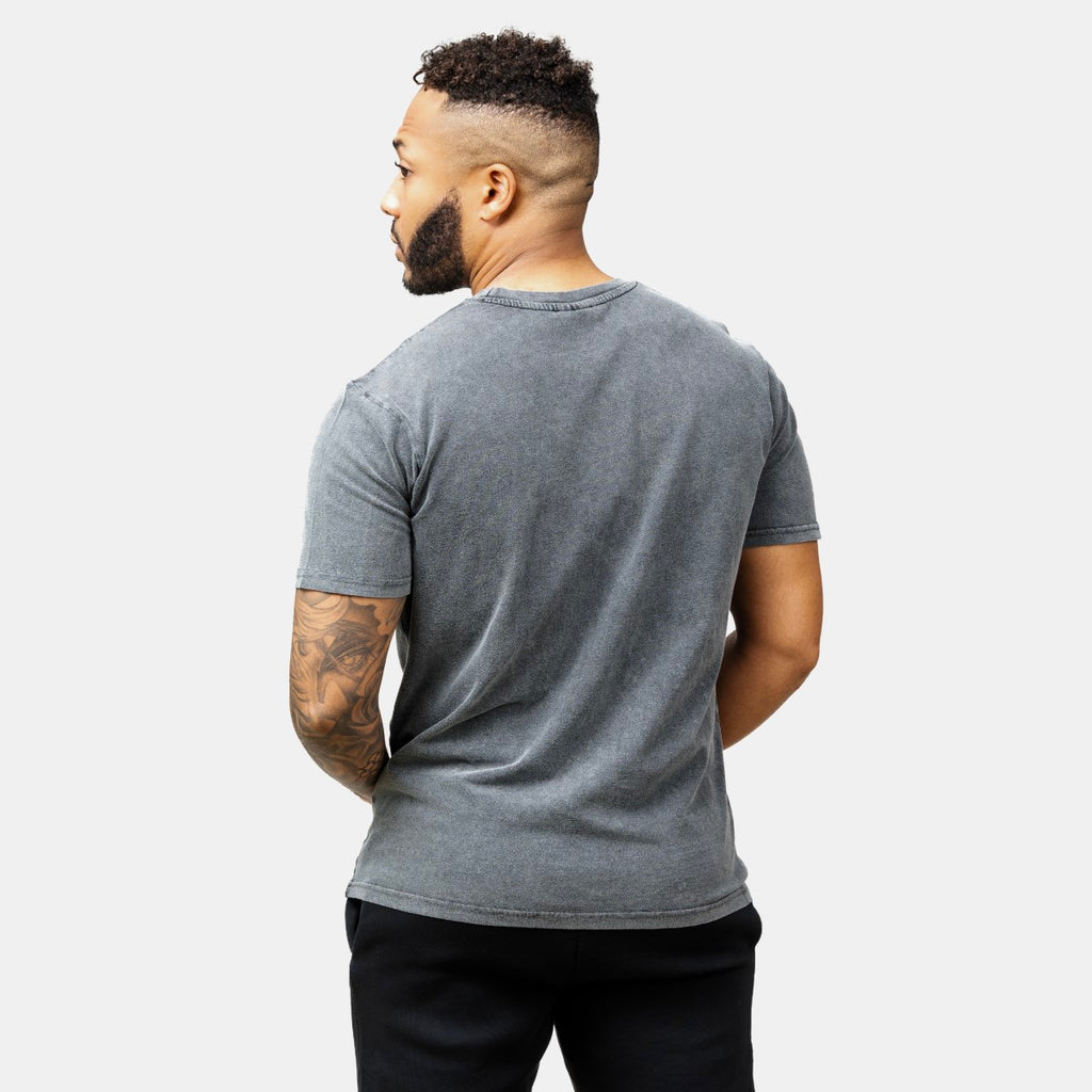 Oxen Est Washed Tee Black