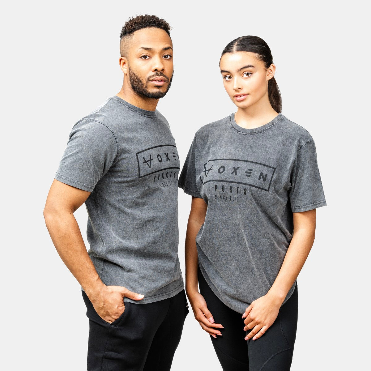 Oxen Est Washed Tee Black