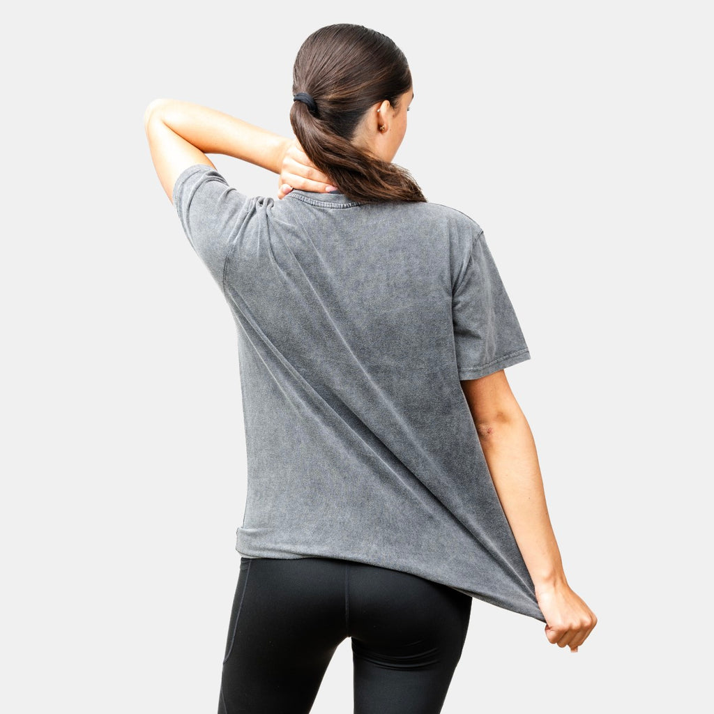 Oxen Est Washed Tee Black