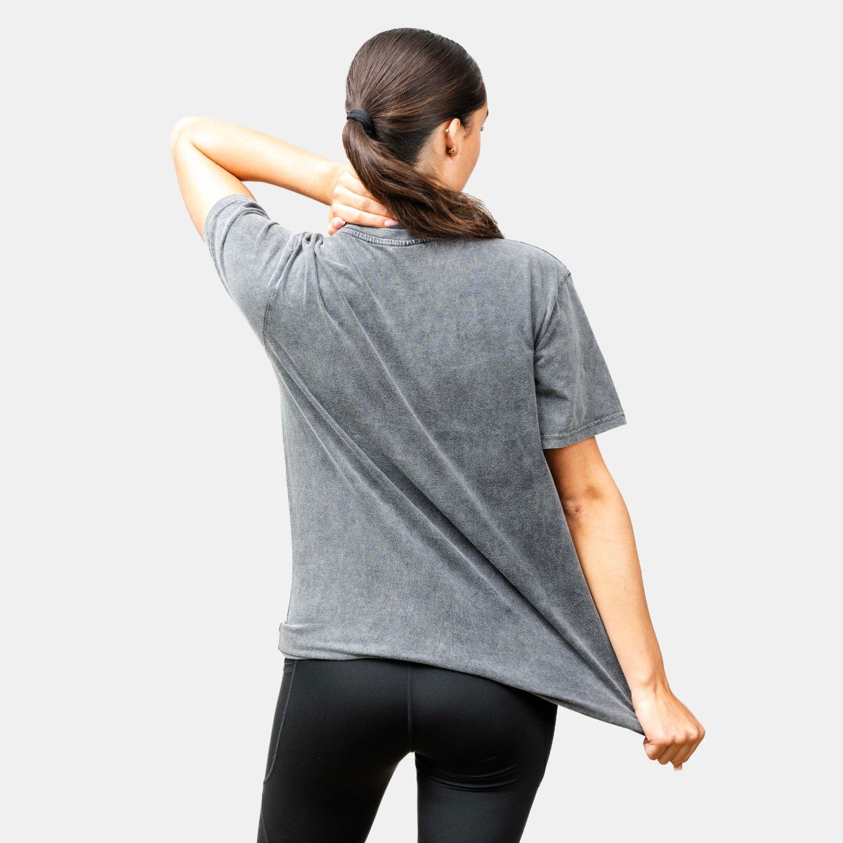 Oxen Est Washed Tee Black