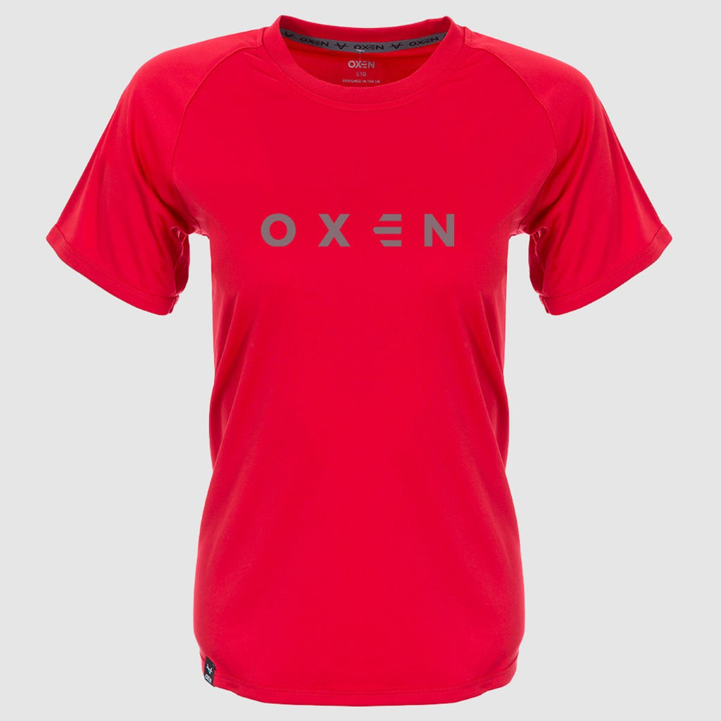 Oxen Elite Tee Red Womens