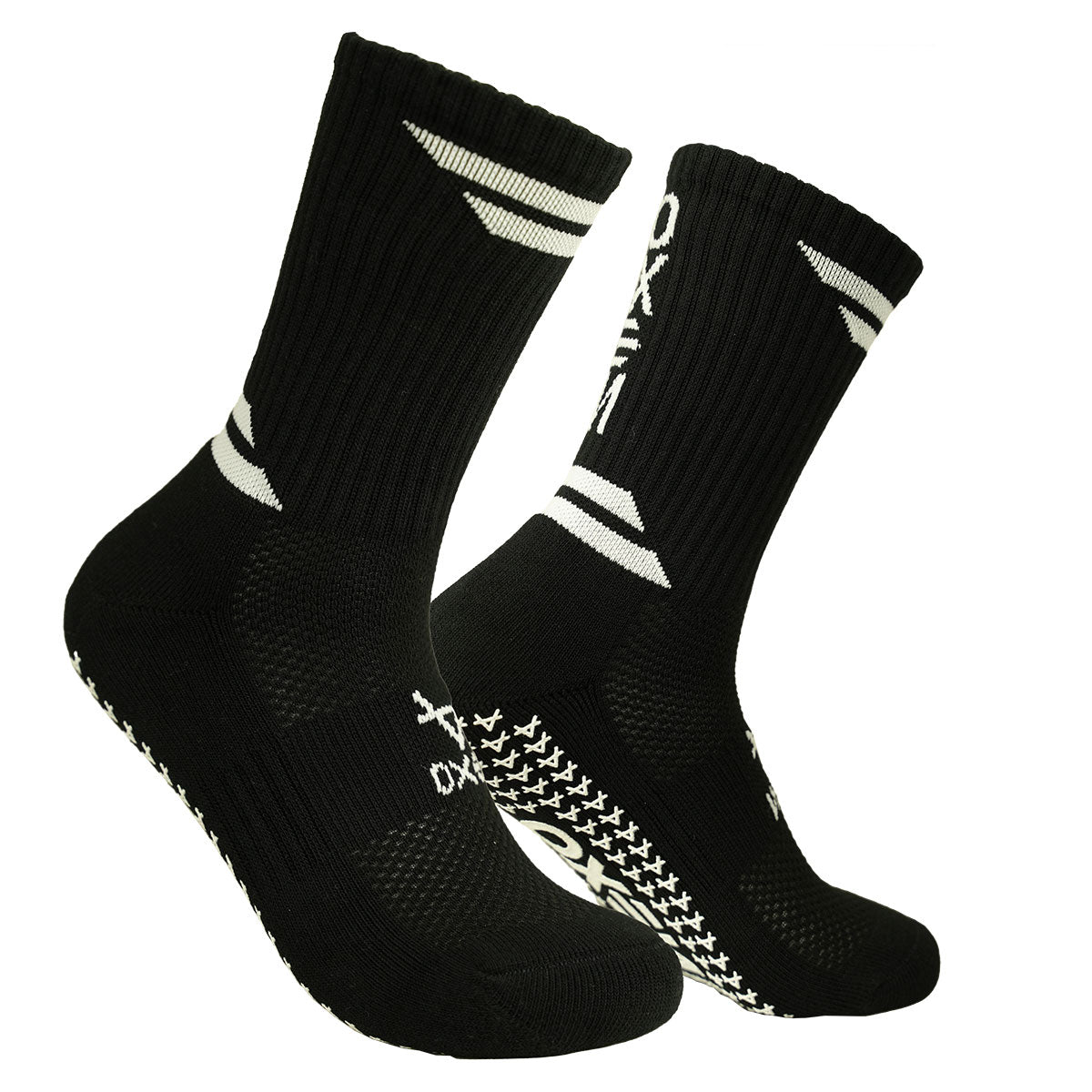 Oxen Grip Socks Black/White