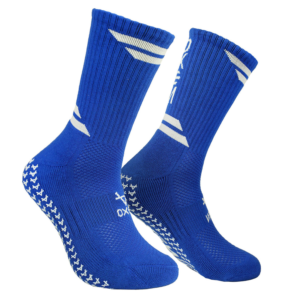 Oxen Grip Socks Royal/White