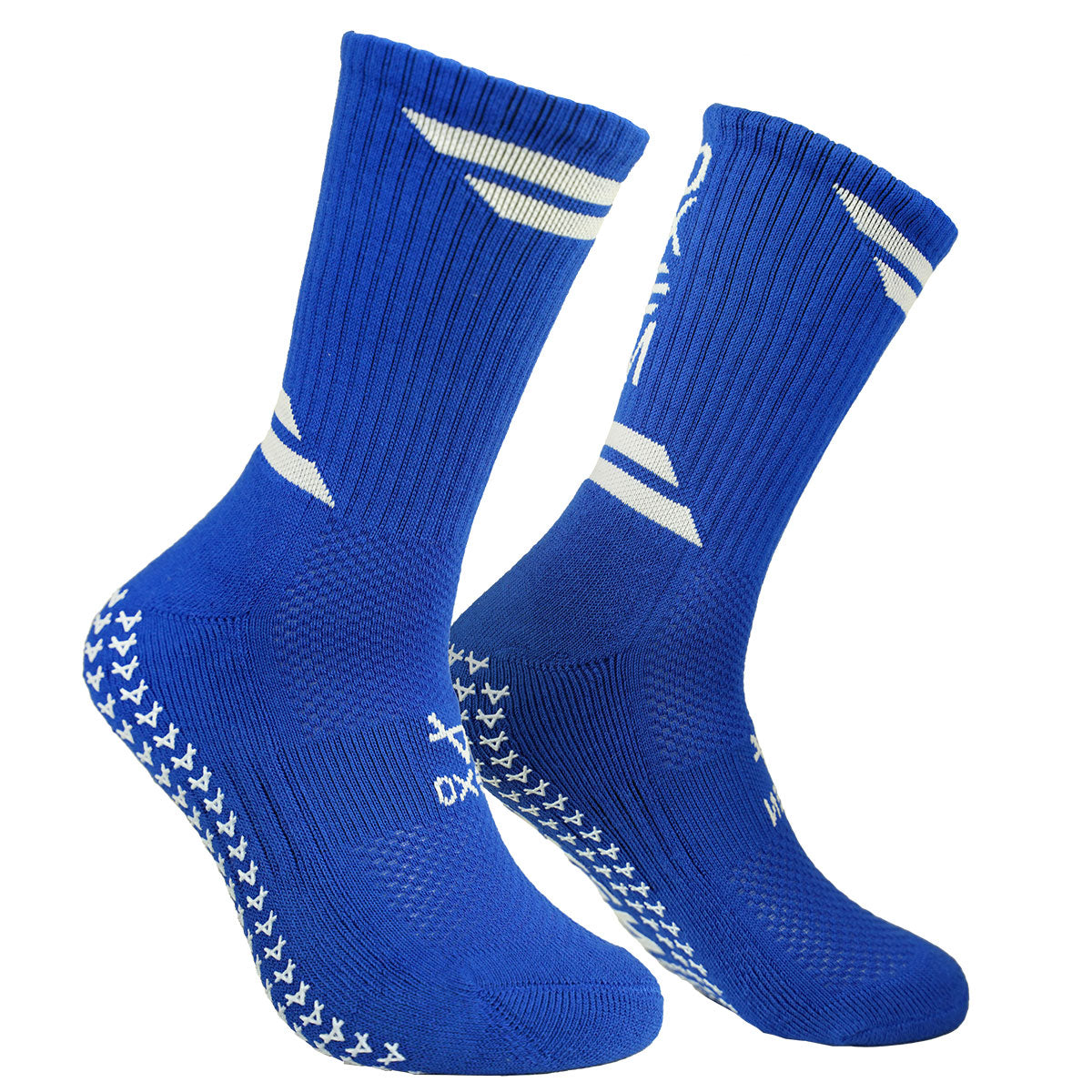 Oxen Grip Socks Royal/White