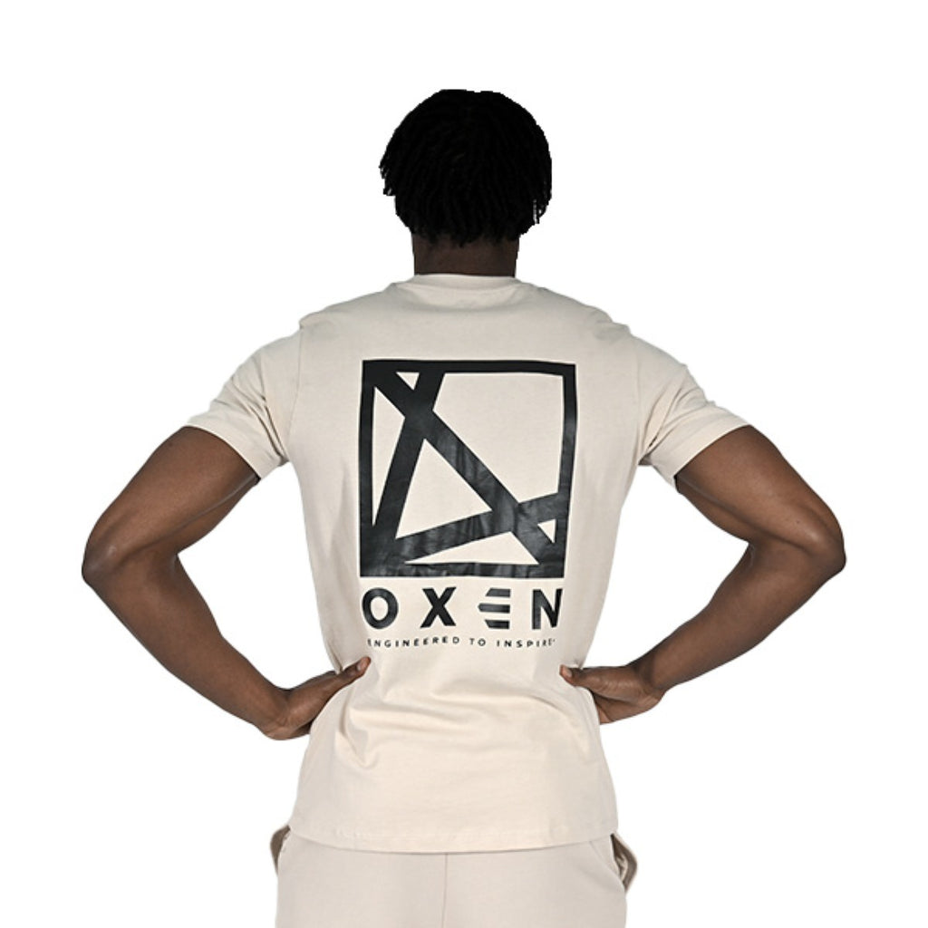 Oxen Icon Tee Pebble
