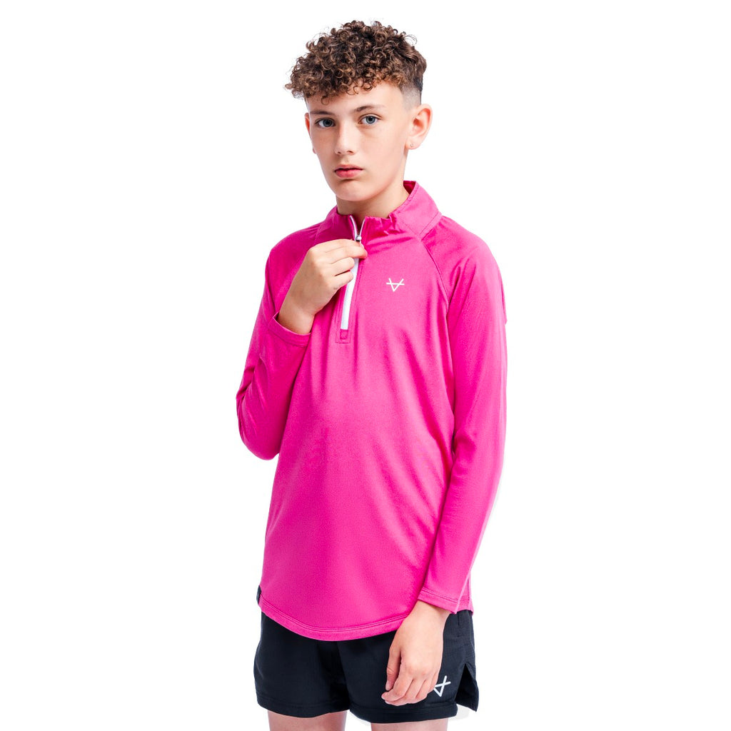 Oxen Junior Endure Midlayer Ruby Pink