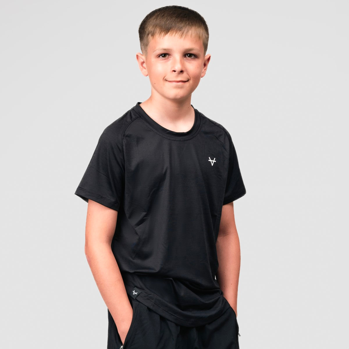 Oxen Junior Endure Tee Black