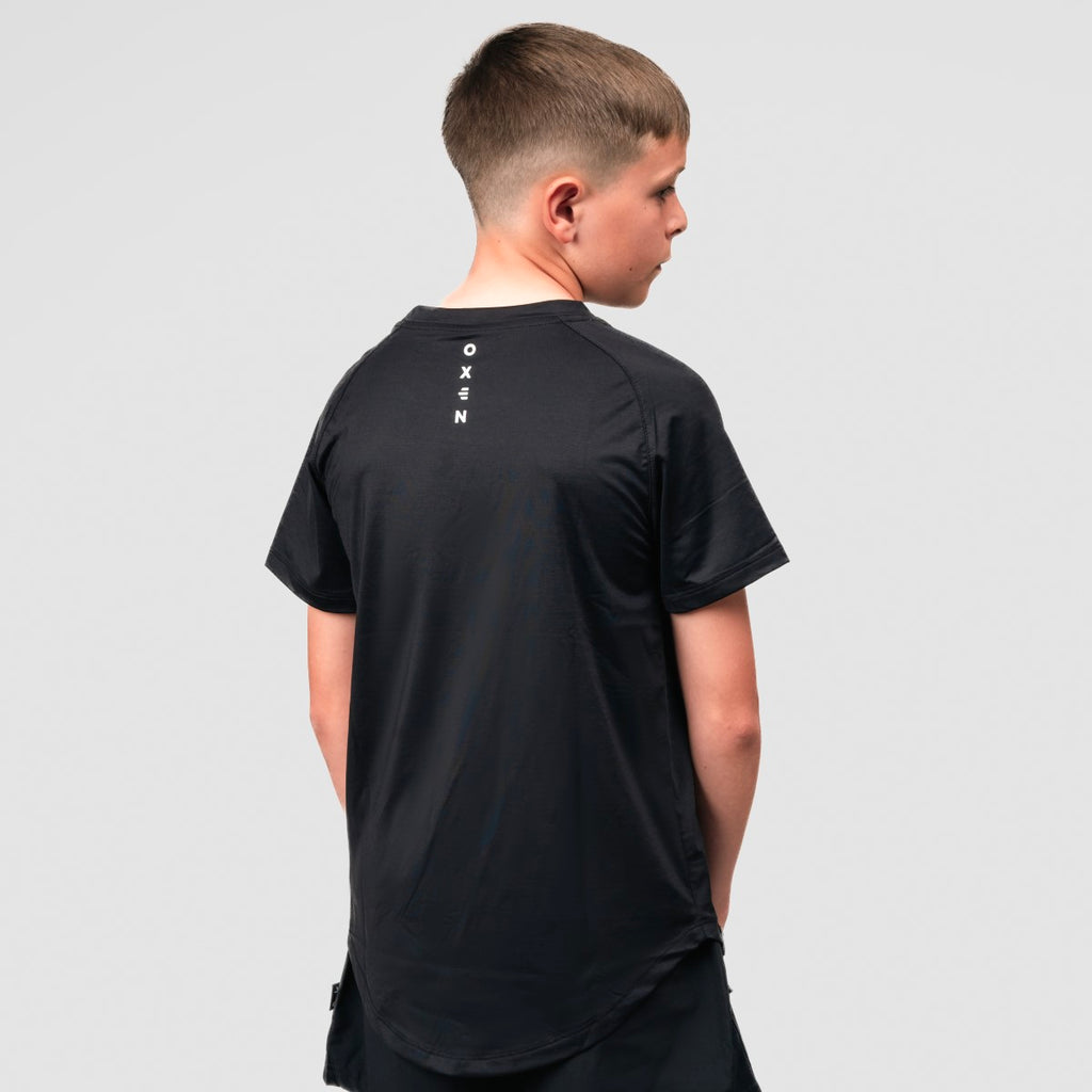 Oxen Junior Endure Tee Black