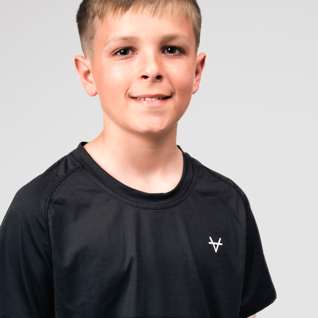Oxen Junior Endure Tee Black