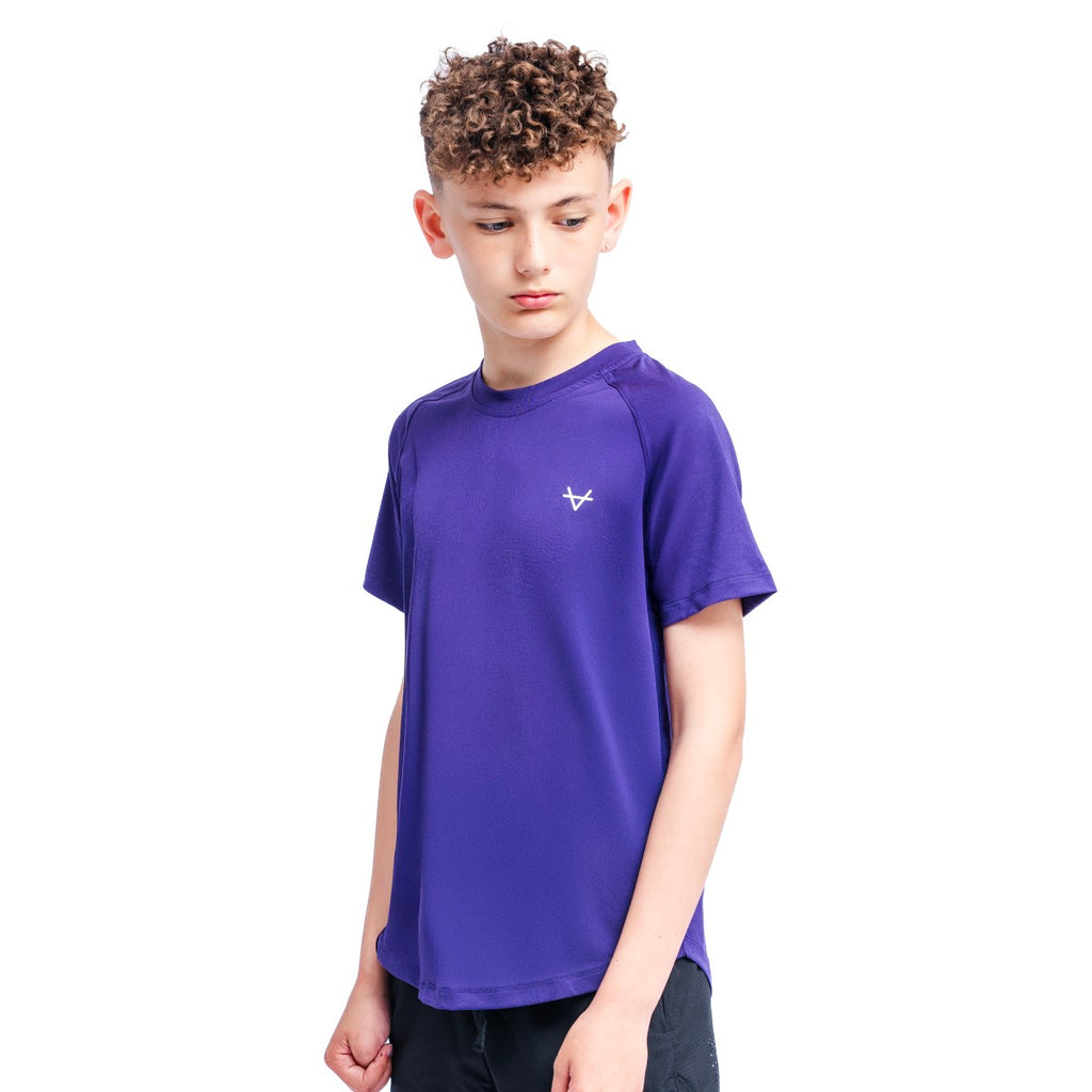 Oxen Junior Endure Tee Deep Plum