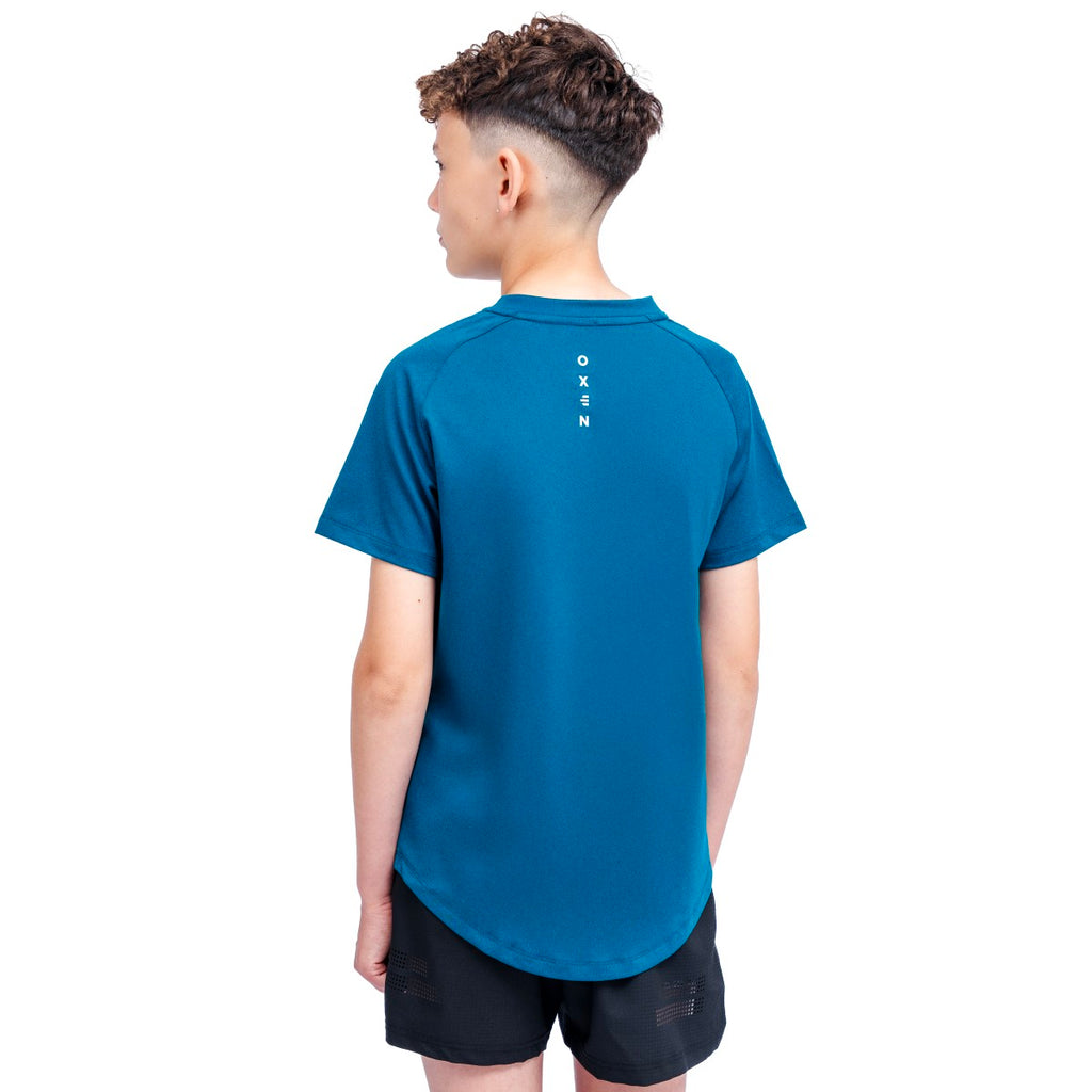 Oxen Junior Endure Tee Oceanic Teal