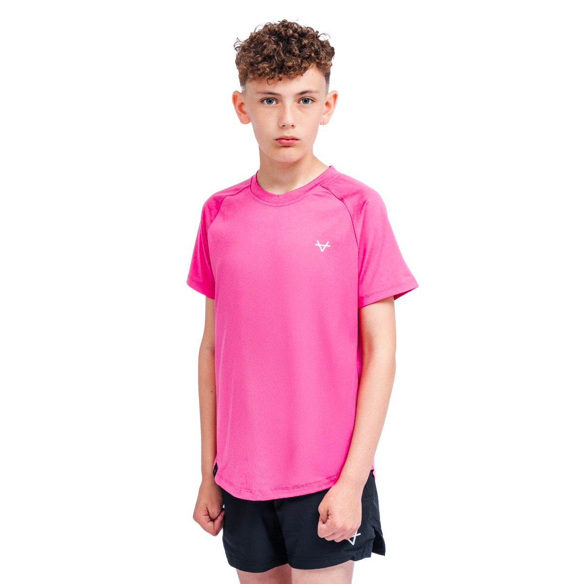 Oxen Junior Endure Tee Ruby Pink