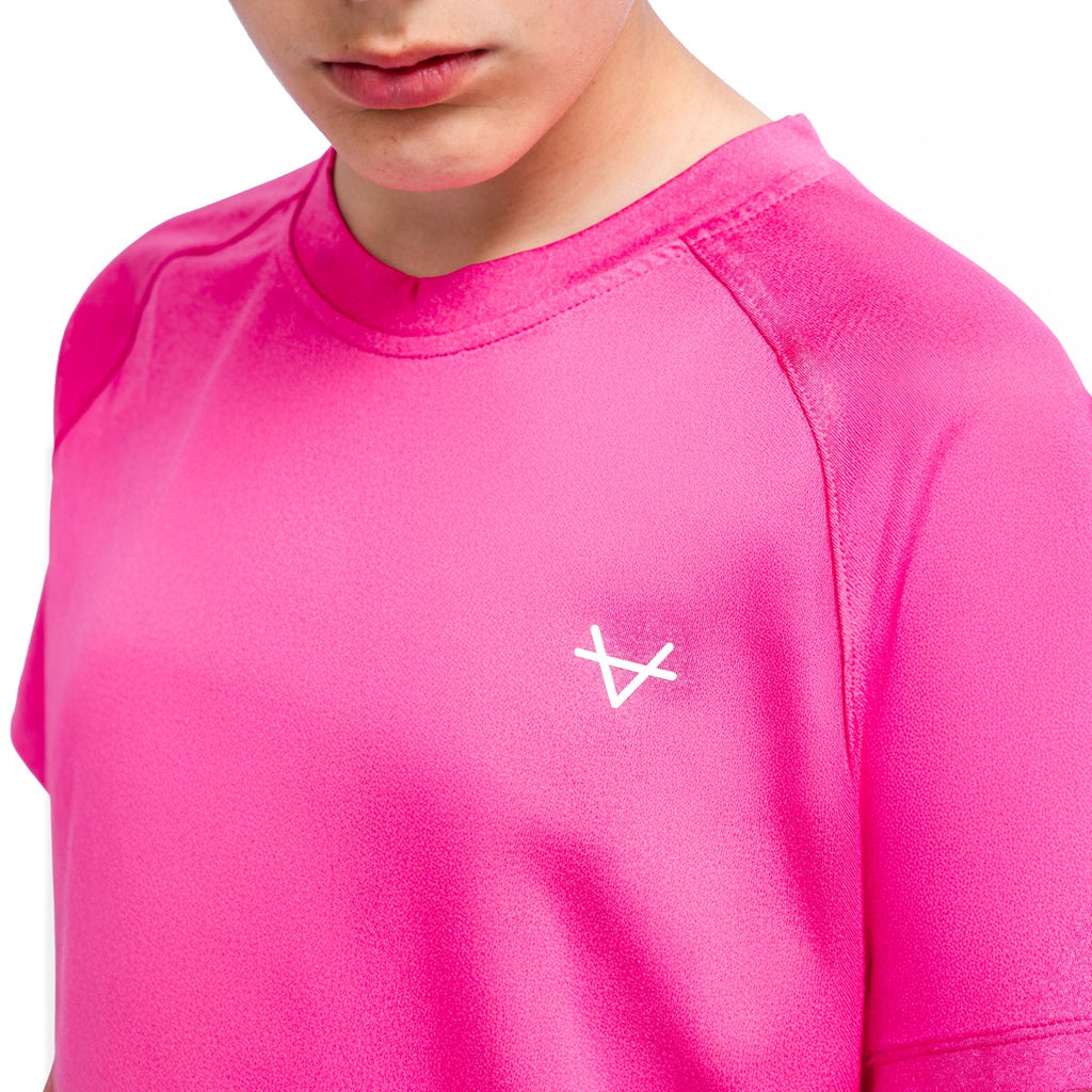 Oxen Junior Endure Tee Ruby Pink