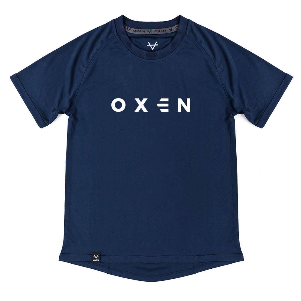 Oxen Junior Technical Tee Navy