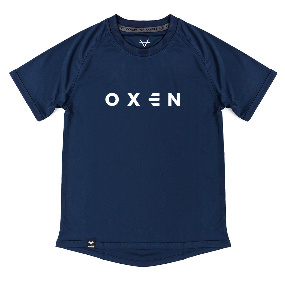Oxen Junior Technical Tee Navy