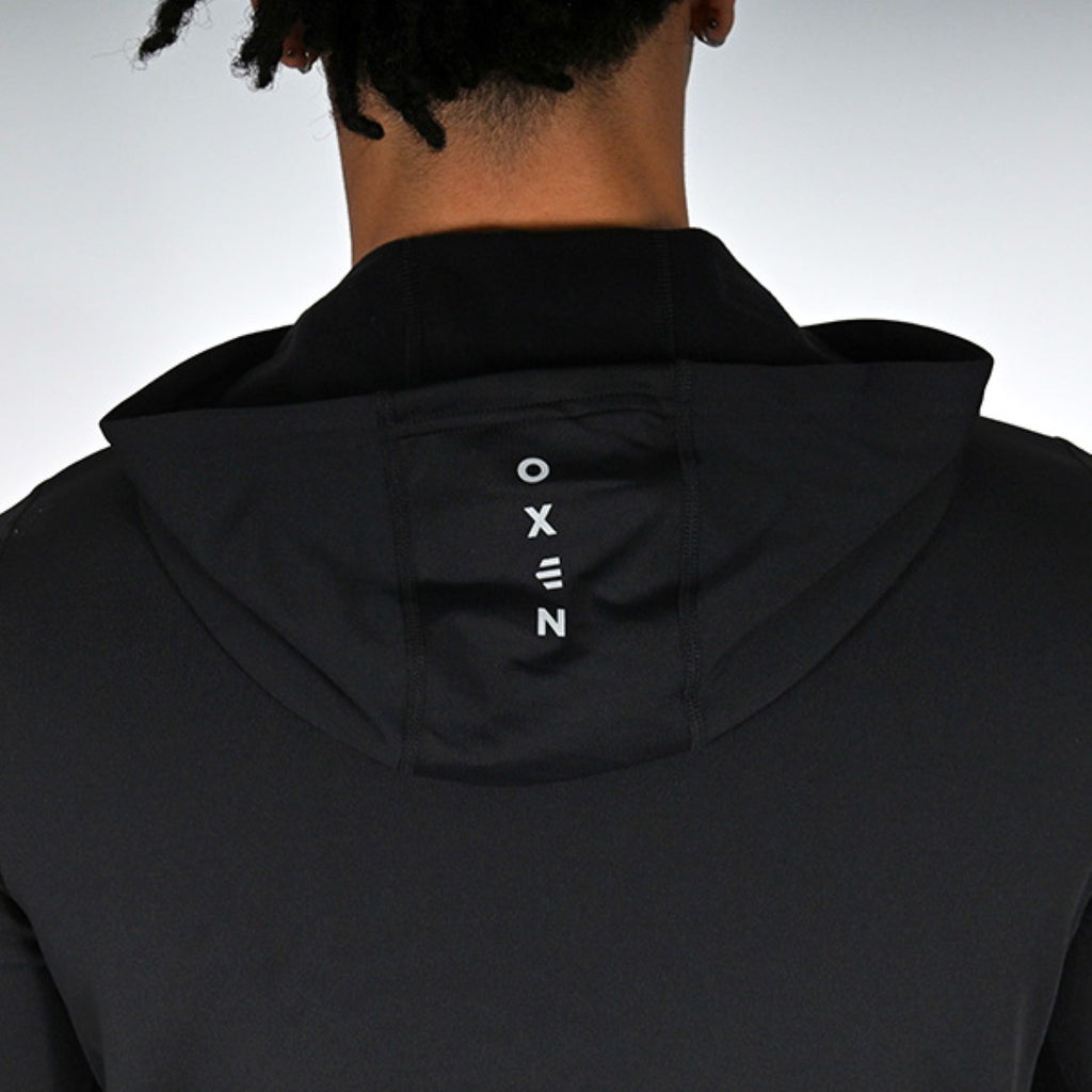 Oxen Mens Endure FZ Performance Hoody Black