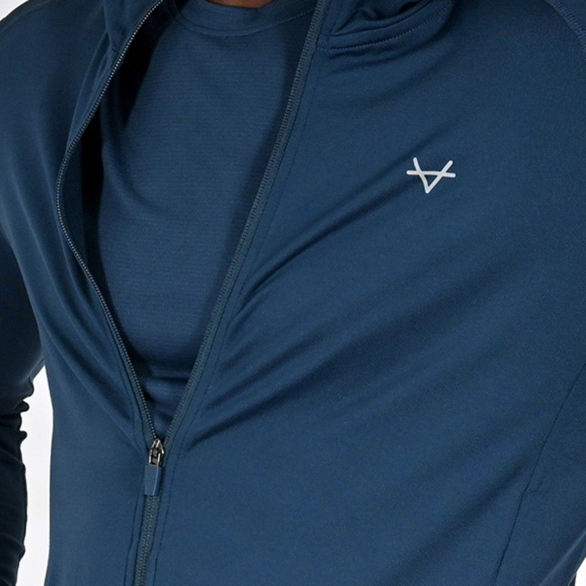Oxen Mens Endure FZ Performance Hoody Sapphire