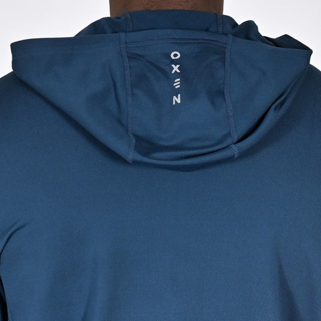 Oxen Mens Endure FZ Performance Hoody Sapphire