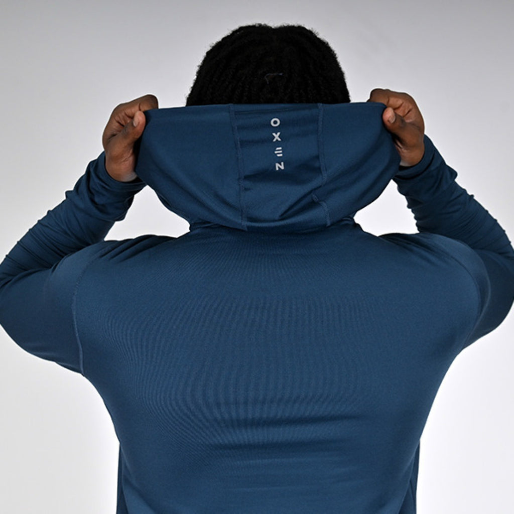 Oxen Mens Endure OH Performance Hoody Sapphire