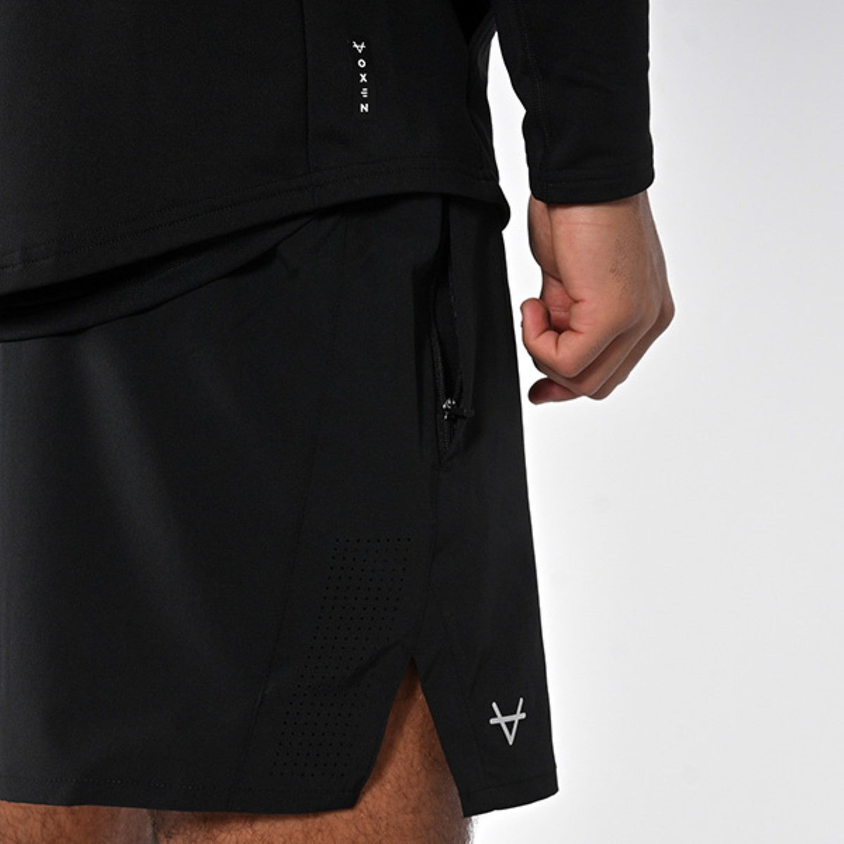Oxen Mens Endure Performance 5" Short Blk