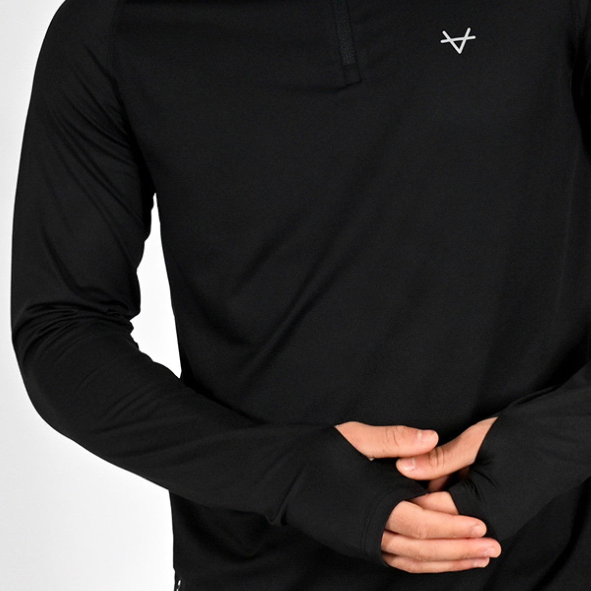 Oxen Mens Endure Performance QZ Midlayer Blk