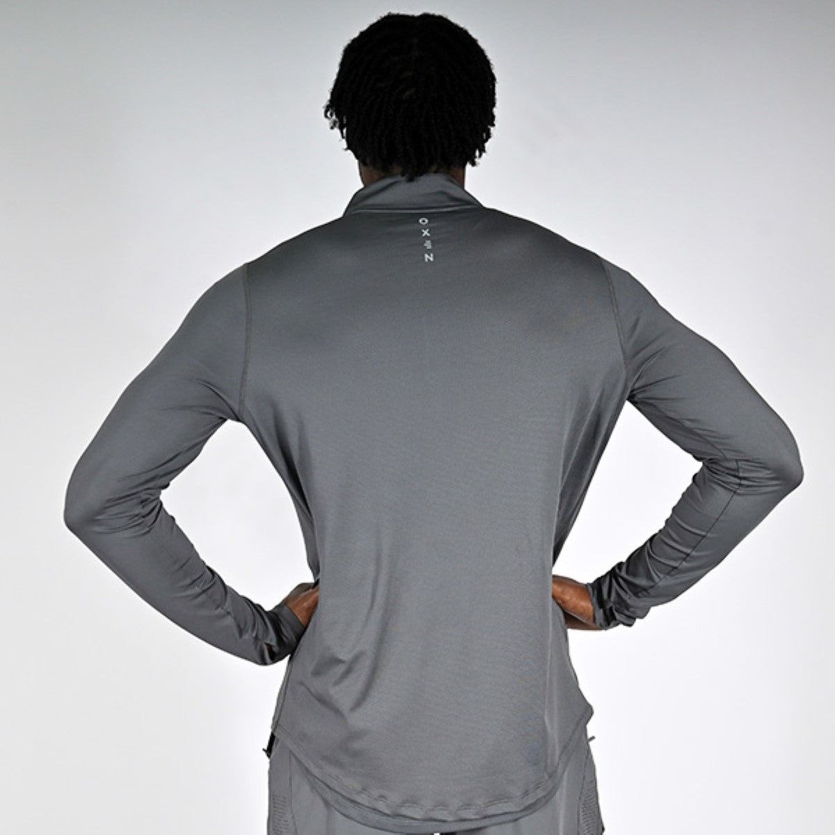 Oxen Mens Endure Performance QZ Midlayer Fossil