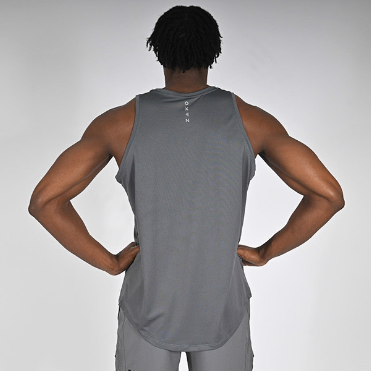 Oxen Mens Endure Performance Singlet Fossil