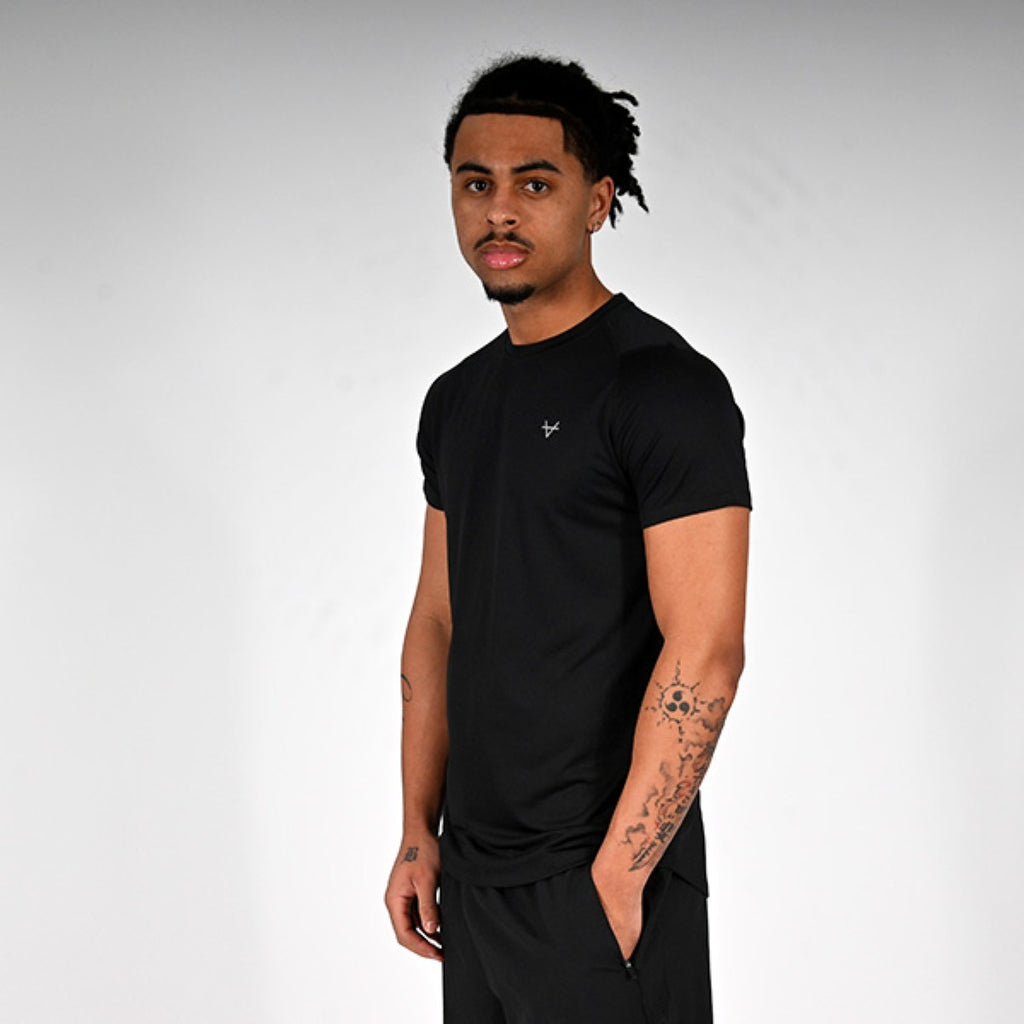 Oxen Mens Endure Performance T-Shirt Black