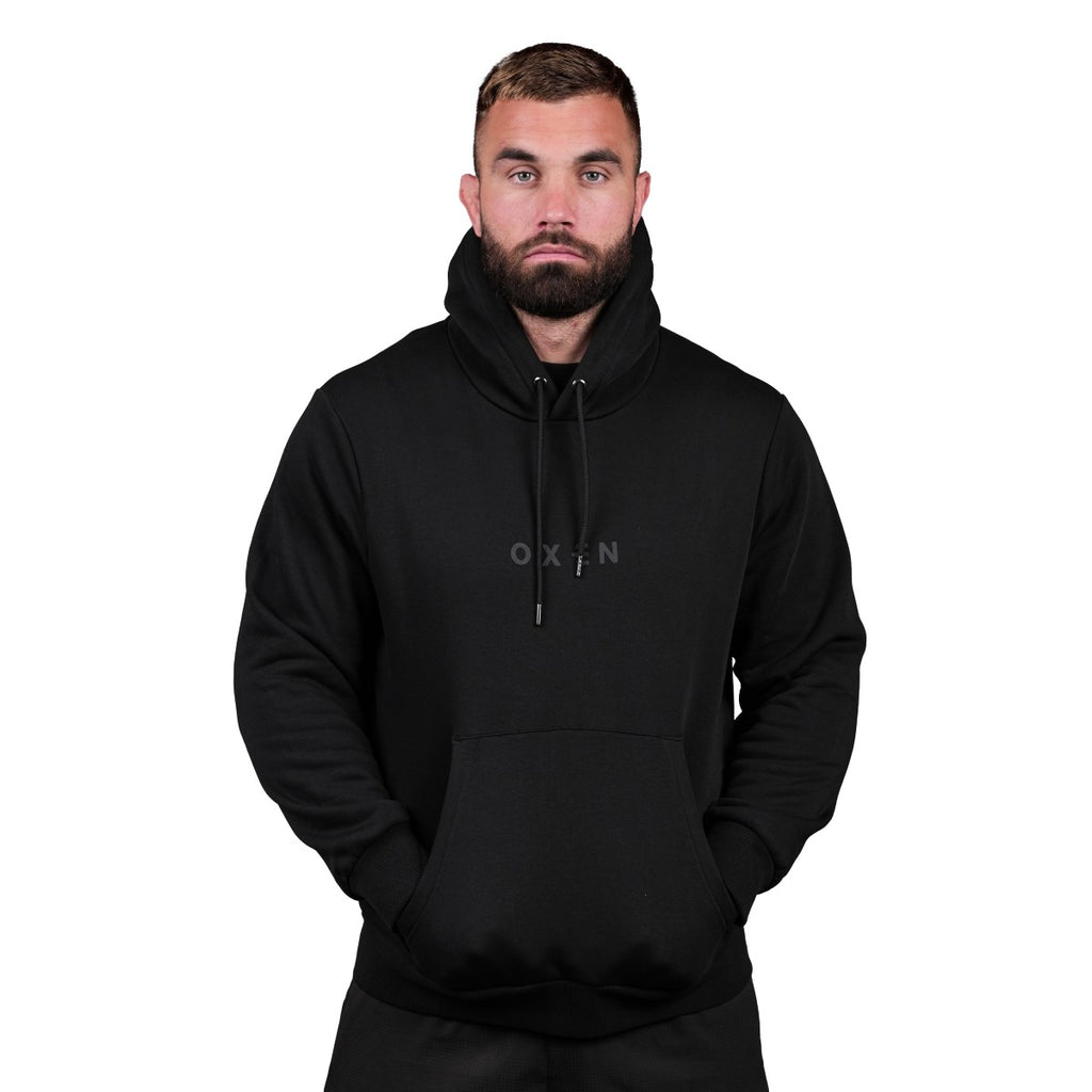 Oxen Origin Black Cotton Hoody