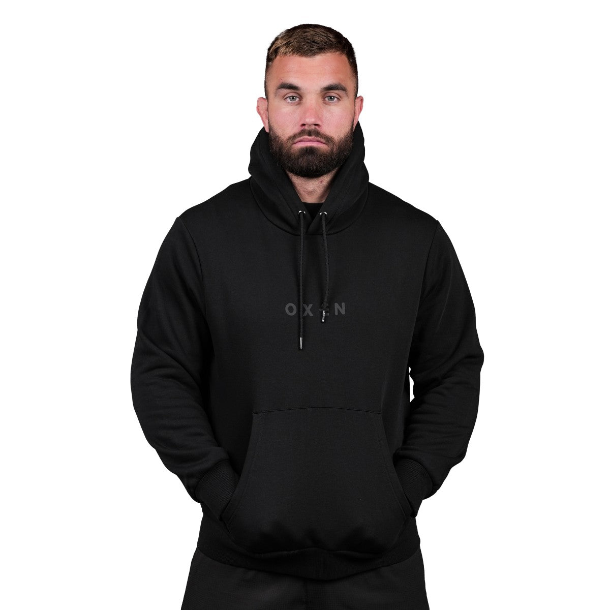 Oxen Origin Black Cotton Hoody