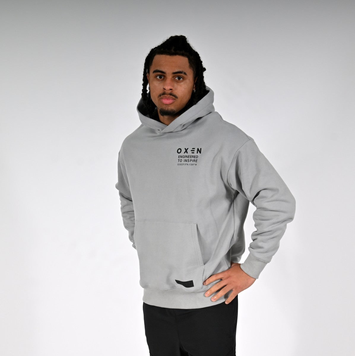 Oxen Oversized MMX Hoody Grey