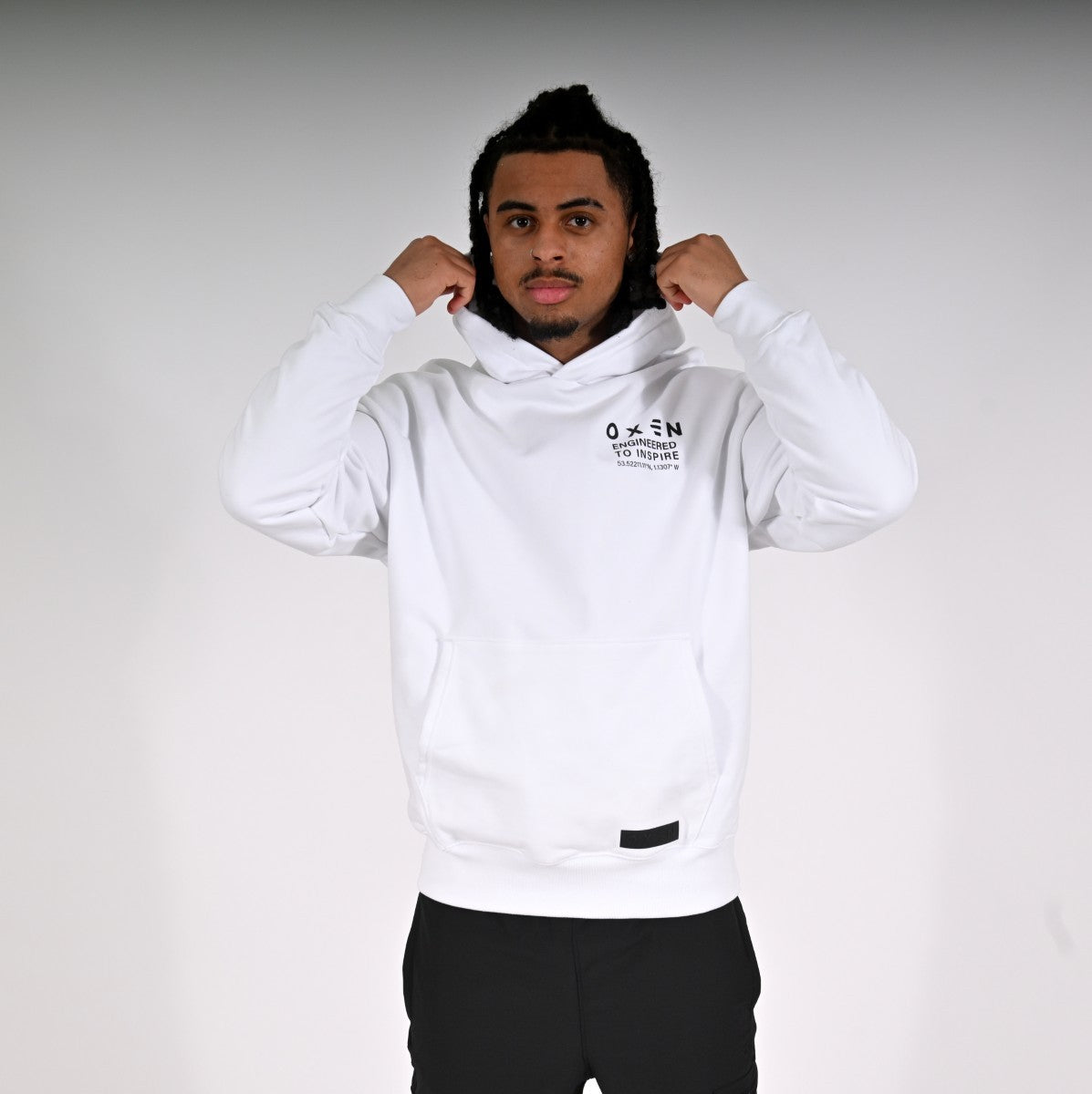 Oxen Oversized MMX Hoody White