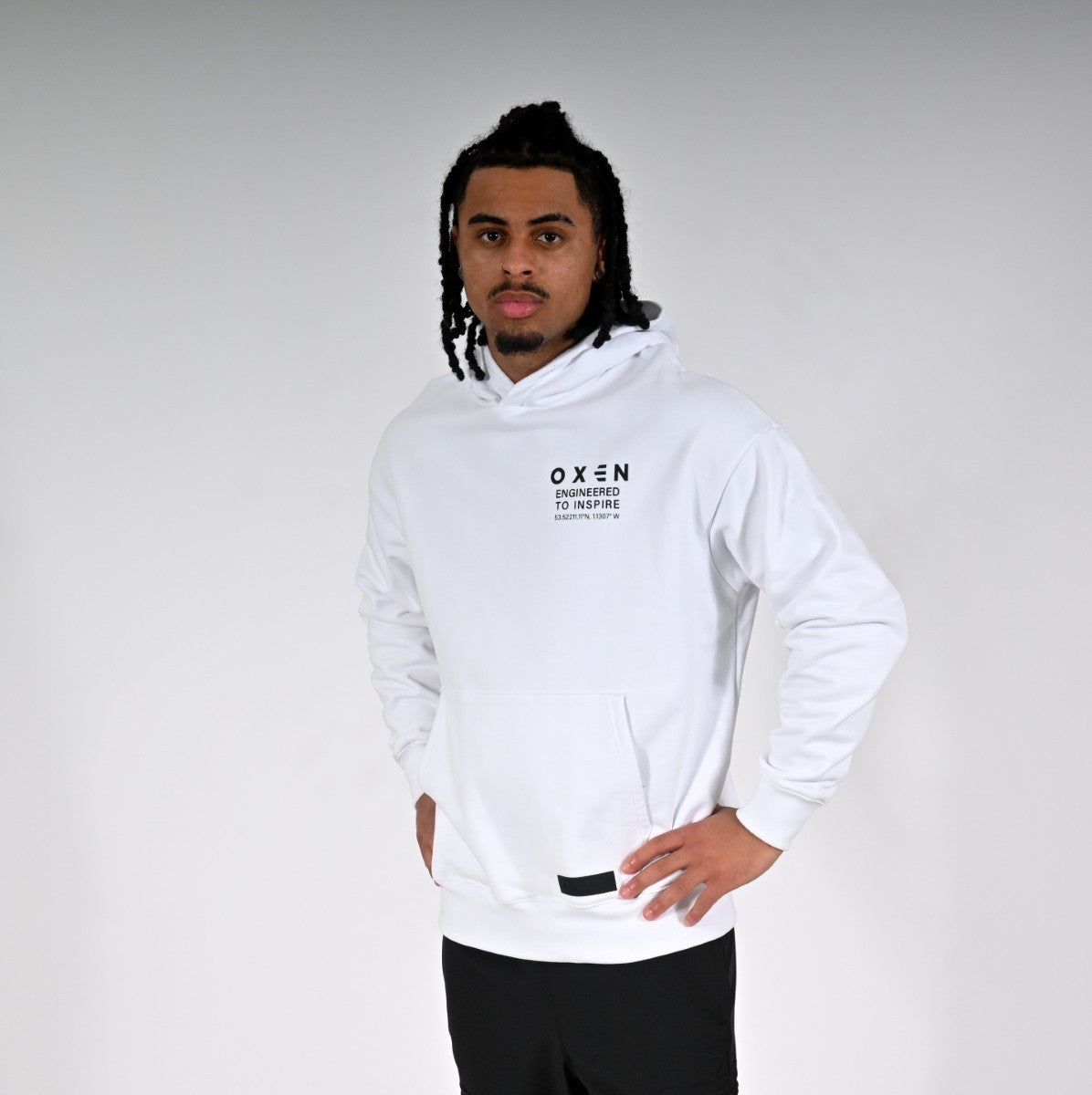 Oxen Oversized MMX Hoody White