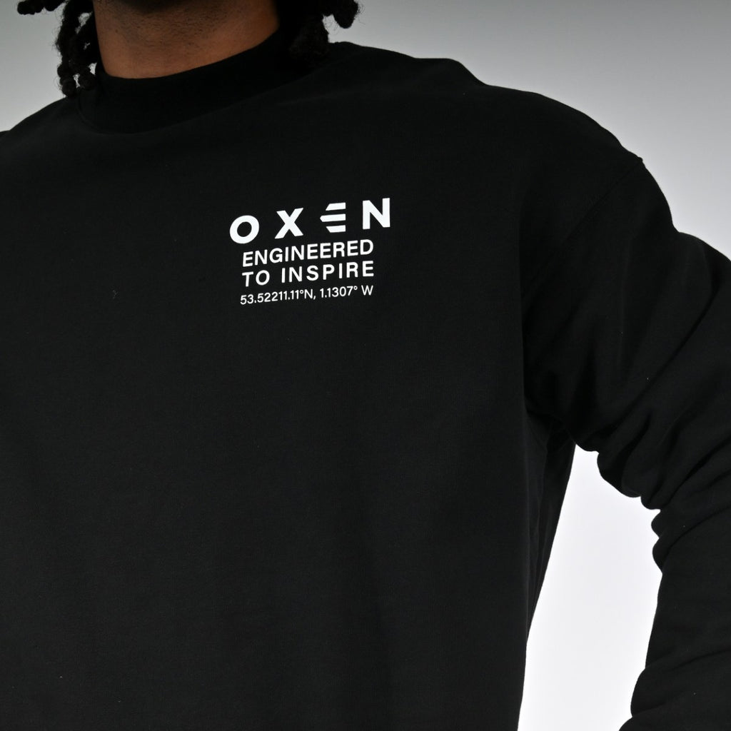 Oxen Oversized MMX Sweat Black