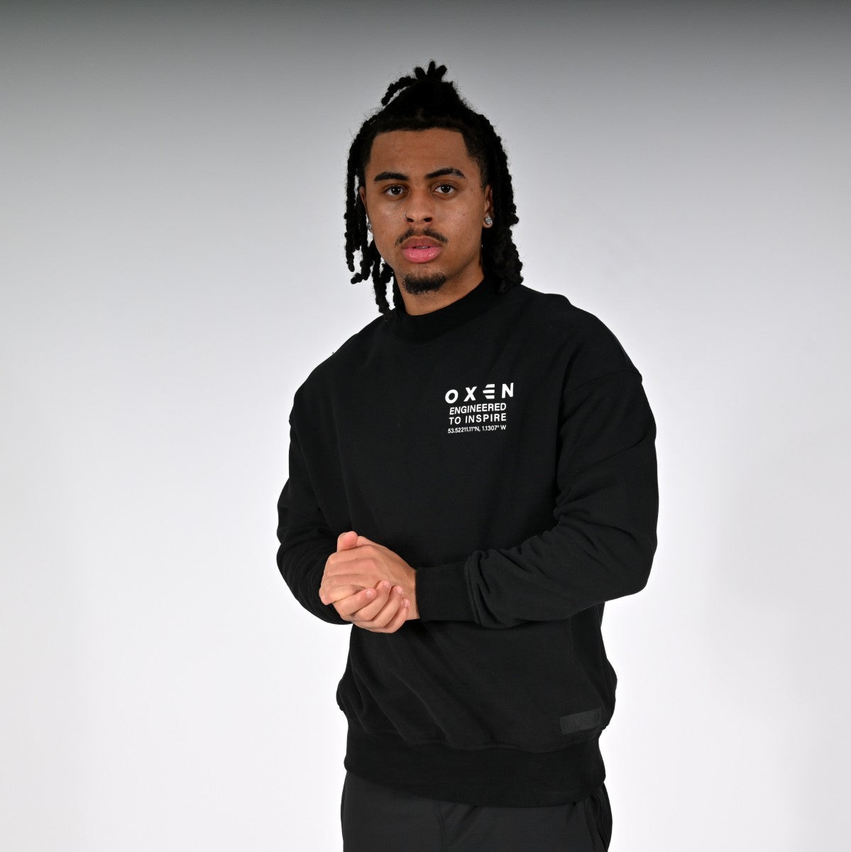 Oxen Oversized MMX Sweat Black