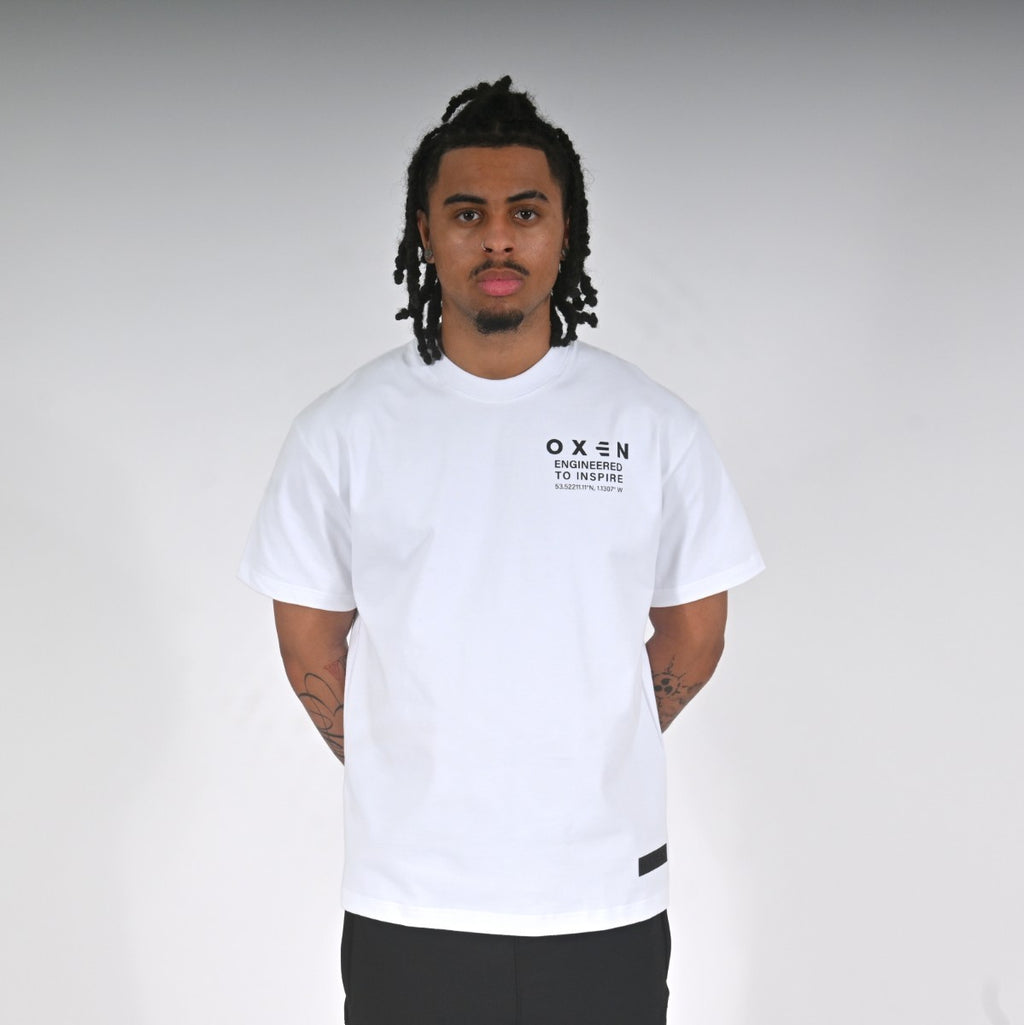 Oxen Oversized MMX Tee White