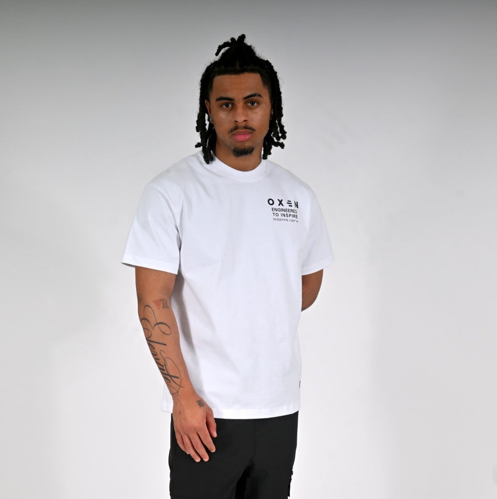 Oxen Oversized MMX Tee White