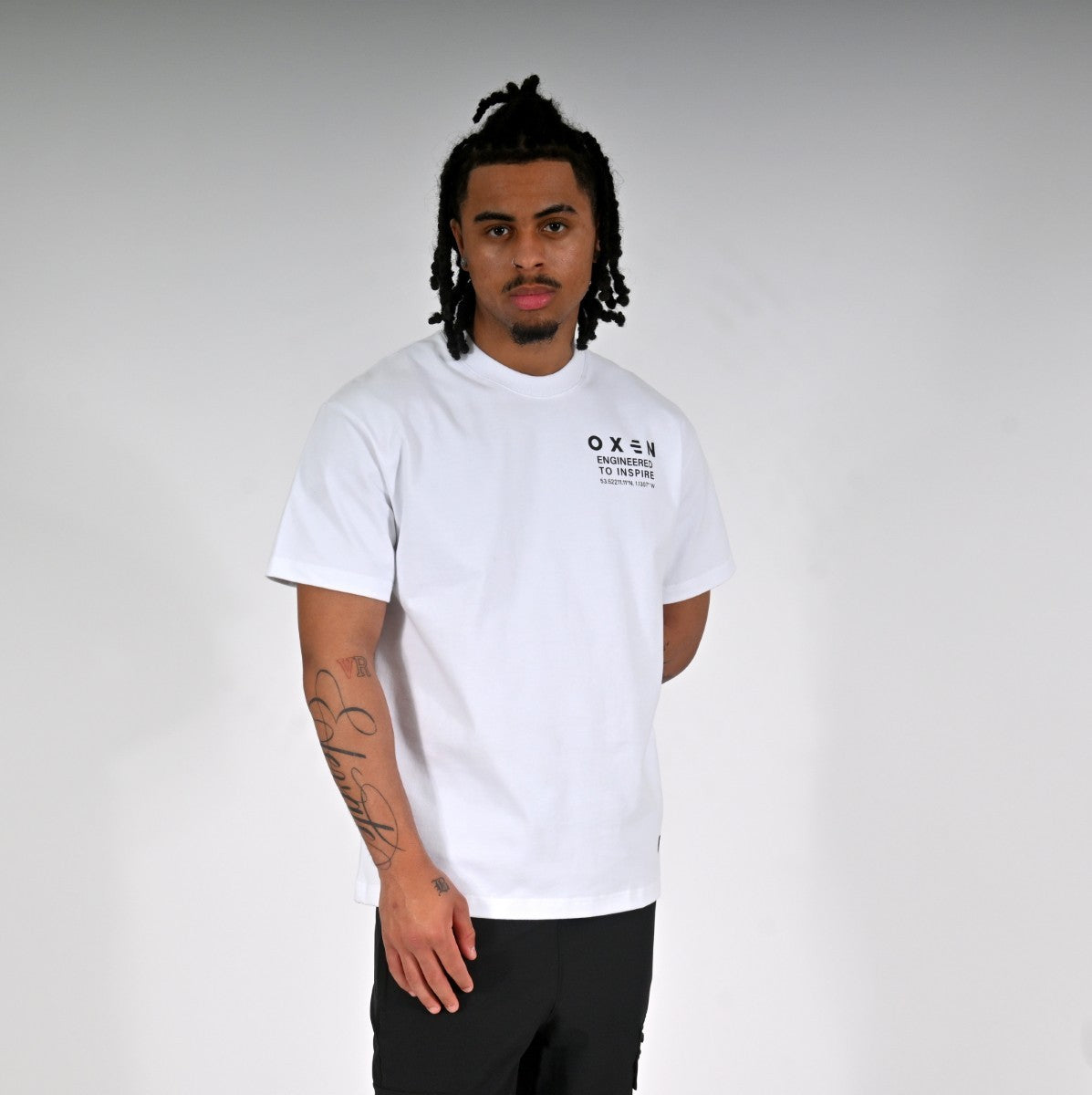 Oxen Oversized MMX Tee White