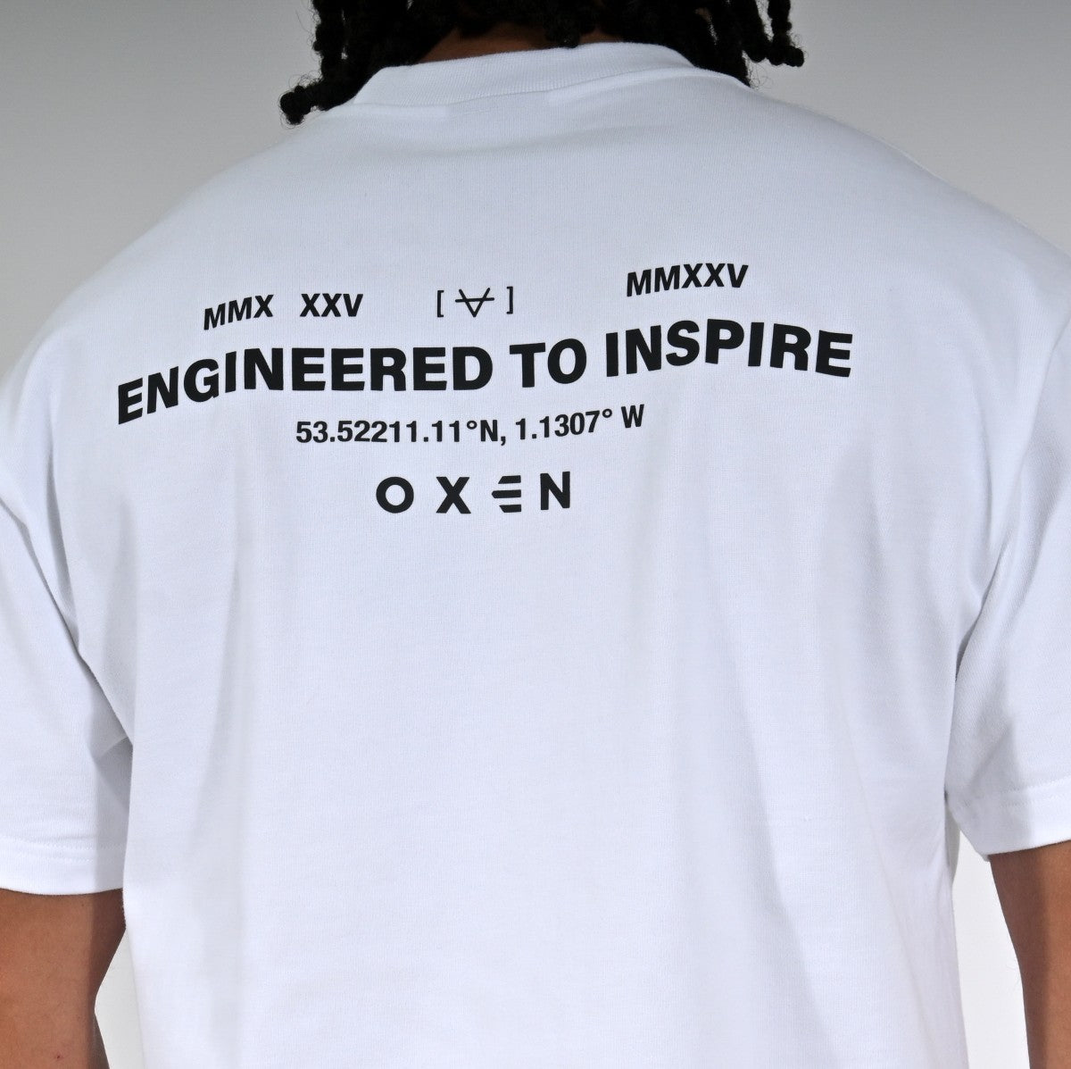Oxen Oversized MMX Tee White