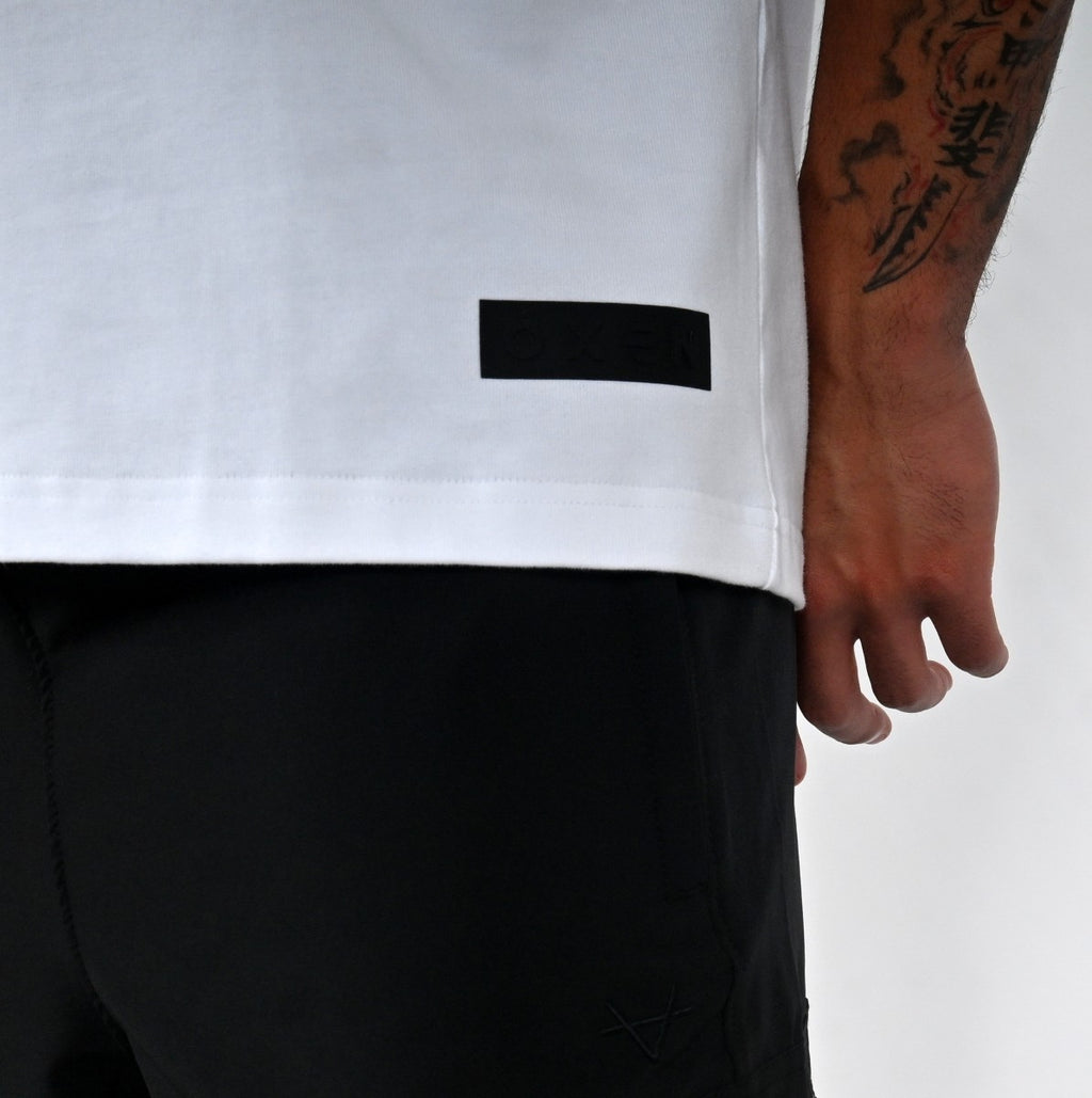 Oxen Oversized MMX Tee White