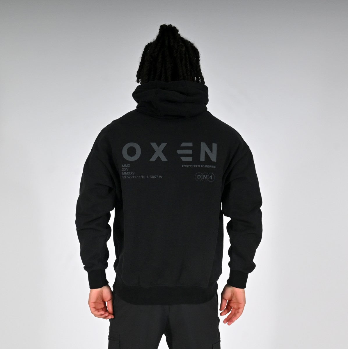 Oxen Oversized Blackout Hoody