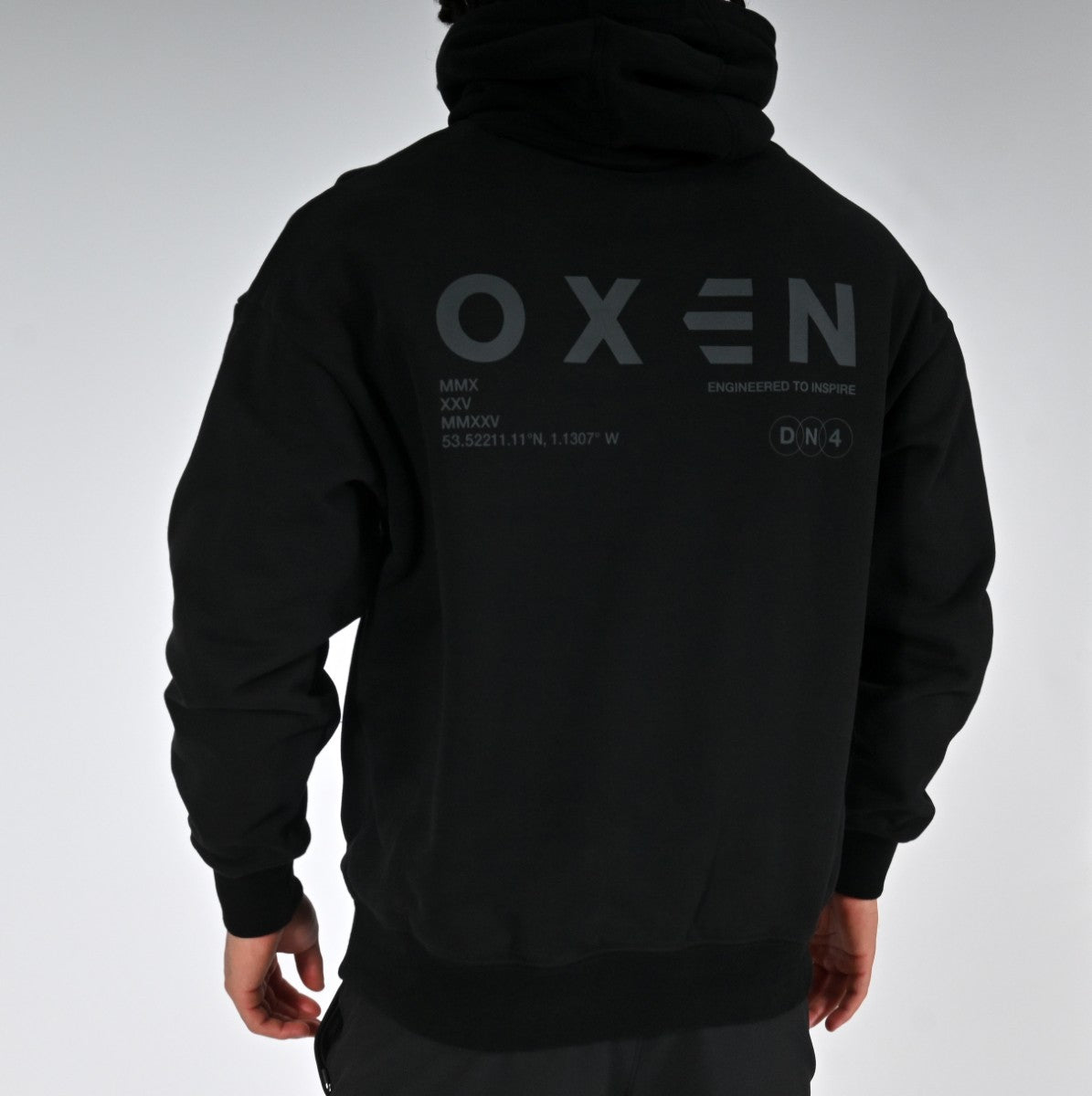 Oxen Oversized Blackout Hoody