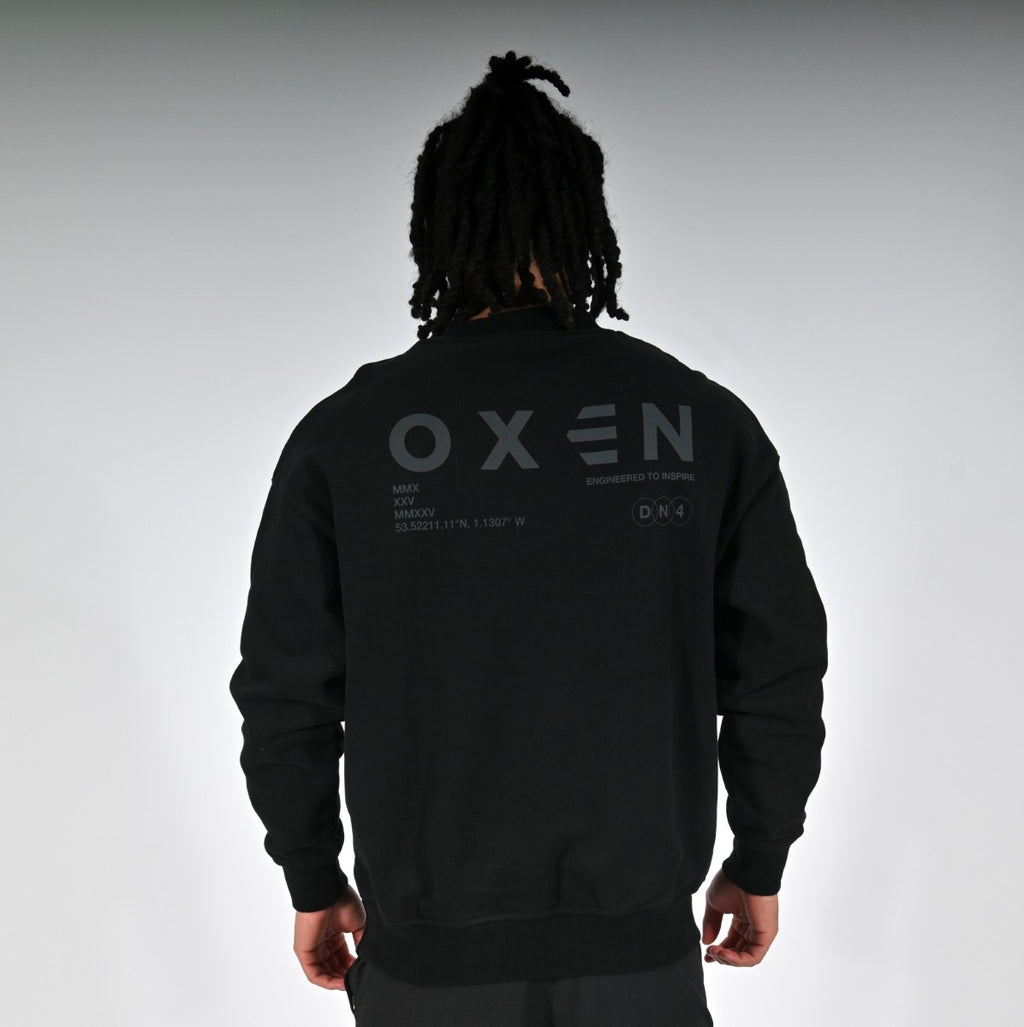 Oxen Oversized Blackout Sweat
