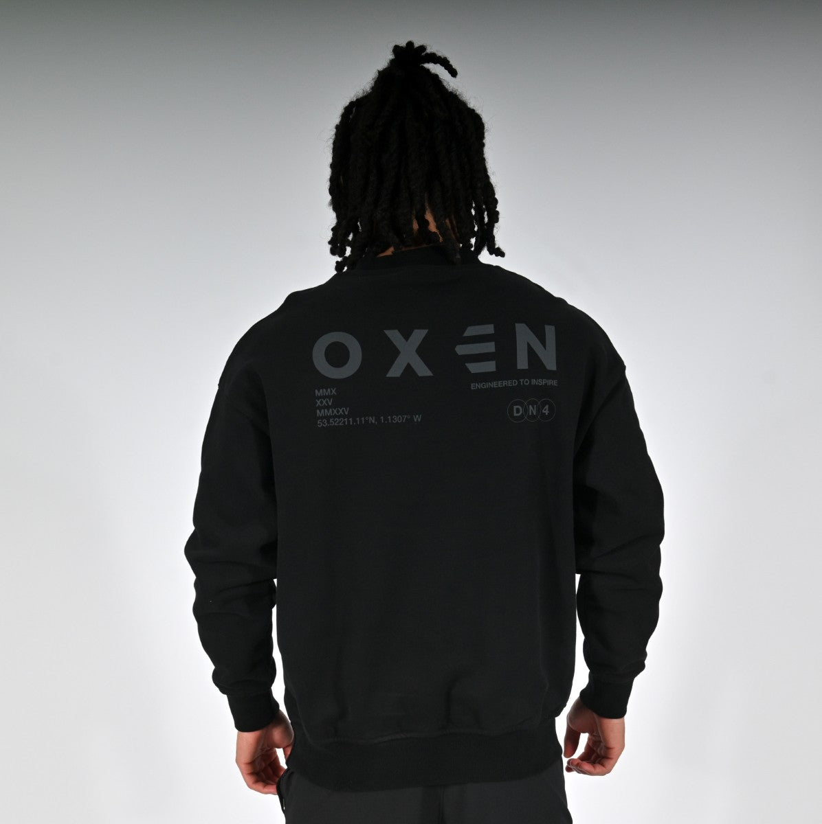 Oxen Oversized Blackout Sweat