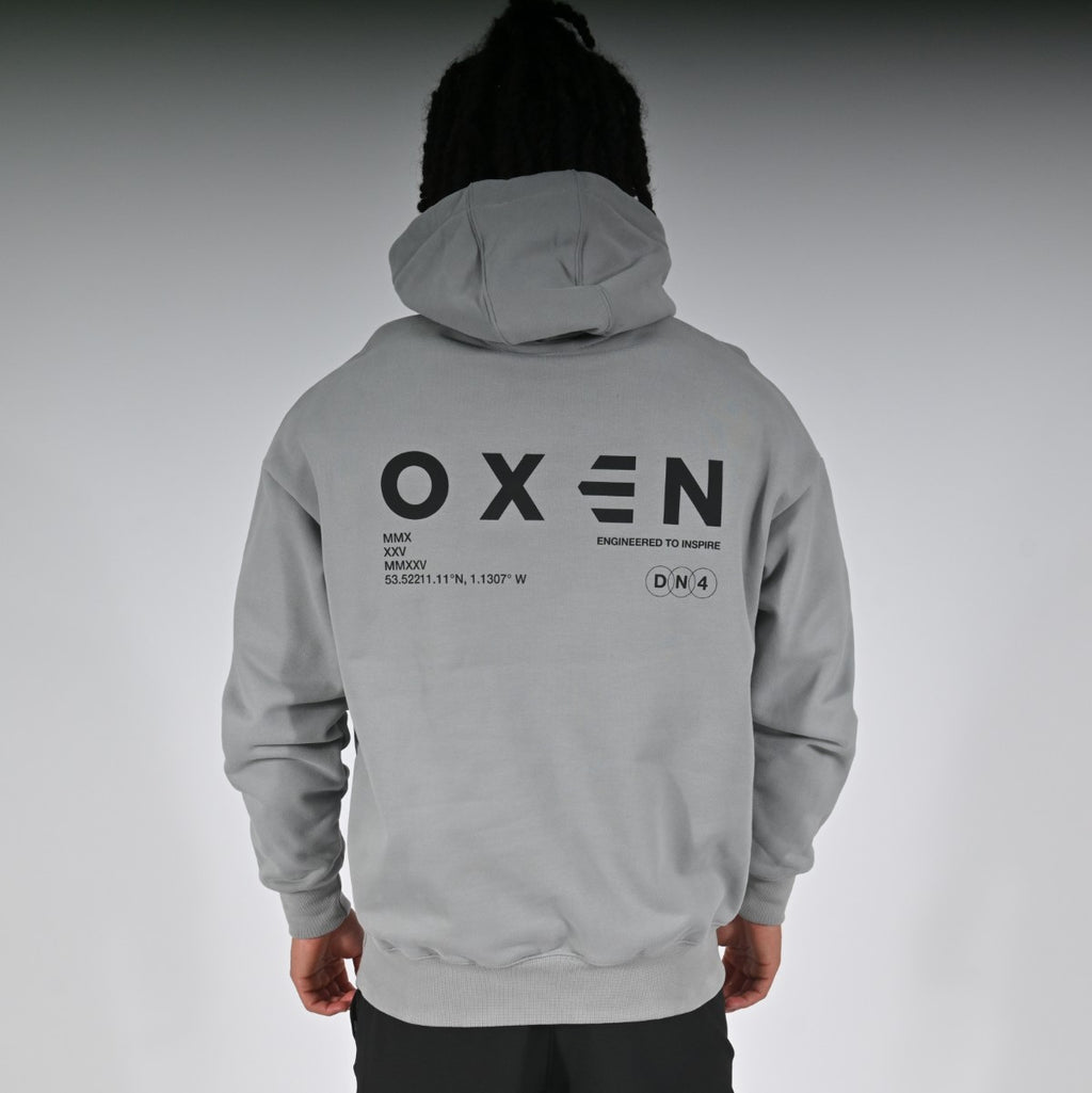 Oxen Oversized Hoody Grey